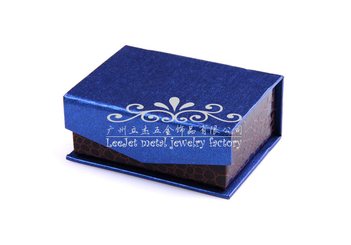 Imitation leather + Plastic Cufflinks Boxes  Blue Elegant Cufflinks Boxes Cufflinks Boxes Wholesale & Customized  CL210409