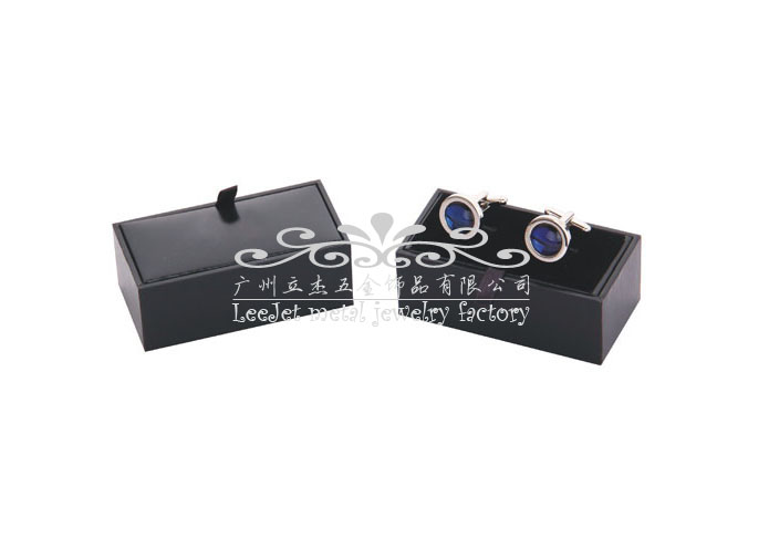 Imitation leather + Plastic Cufflinks Boxes  Black Classic Cufflinks Boxes Cufflinks Boxes Wholesale & Customized  CL210498