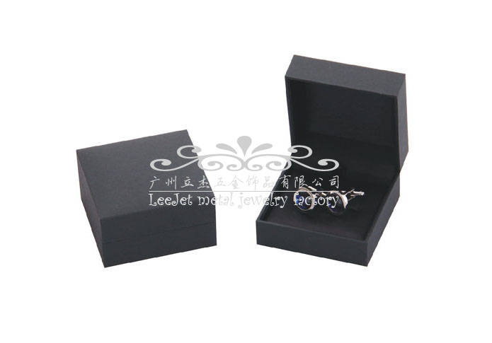 Imitation leather + Plastic Cufflinks Boxes  Black Classic Cufflinks Boxes Cufflinks Boxes Wholesale & Customized  CL210520