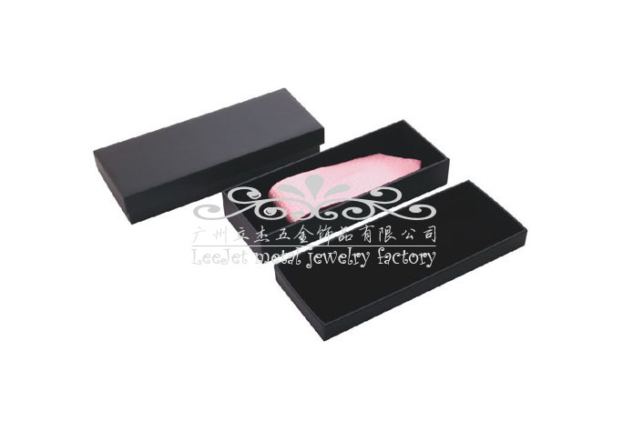 Imitation leather + Plastic Tie Boxes  Black Classic Tie Boxes Tie Boxes Wholesale & Customized  CL210593
