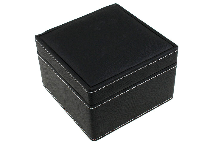 Imitation leather + Plastic Tie Boxes  Black Classic Tie Boxes Tie Boxes Wholesale & Customized  CL210600