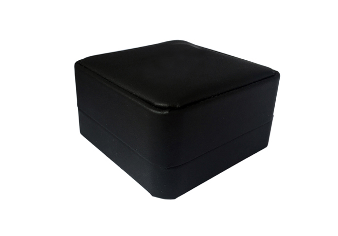 Leather + Plastic Cufflinks Boxes  Black Classic Cufflinks Boxes Cufflinks Boxes Wholesale & Customized  CL210640