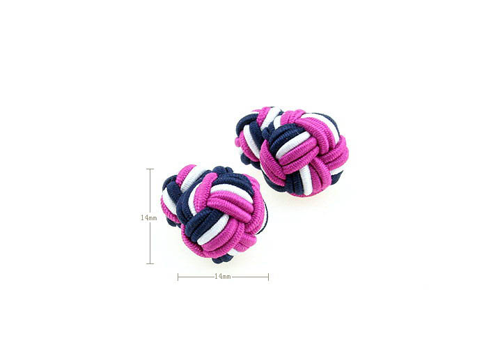  Multi Color Fashion Cufflinks Silk Cufflinks Knot Wholesale & Customized  CL640829