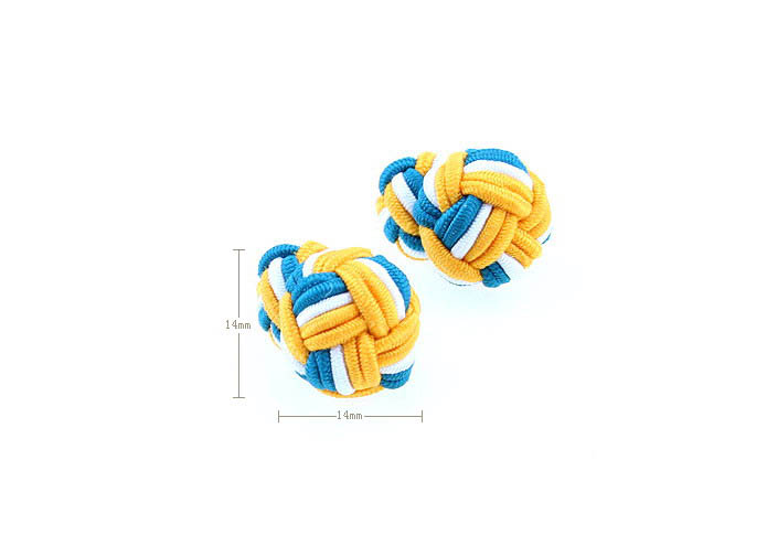  Multi Color Fashion Cufflinks Silk Cufflinks Knot Wholesale & Customized  CL640830