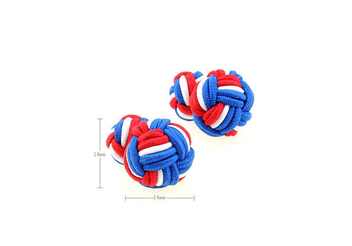  Multi Color Fashion Cufflinks Silk Cufflinks Knot Wholesale & Customized  CL640832