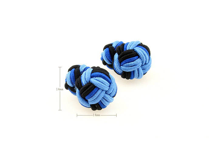  Multi Color Fashion Cufflinks Silk Cufflinks Knot Wholesale & Customized  CL640833