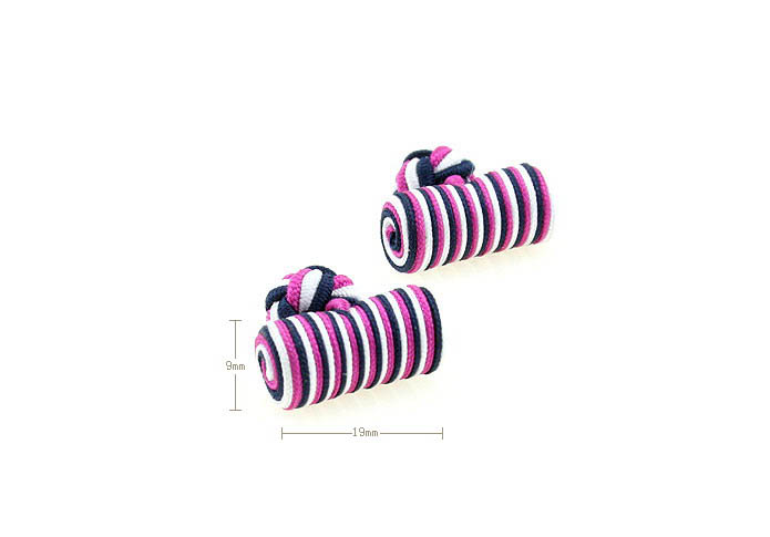  Multi Color Fashion Cufflinks Silk Cufflinks Knot Wholesale & Customized  CL640835