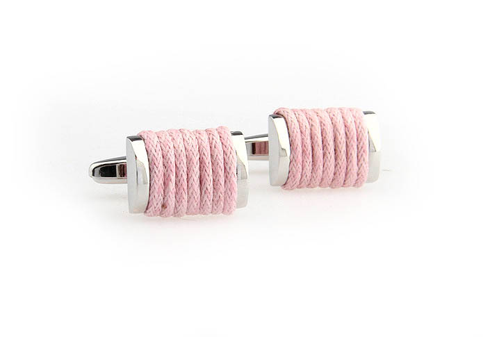 Woolen Cufflinks  Pink Charm Cufflinks Silk Cufflinks Wholesale & Customized  CL651191