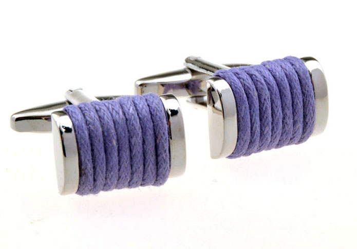 Woolen Cufflinks  Purple Romantic Cufflinks Silk Cufflinks Knot Wholesale & Customized  CL653136