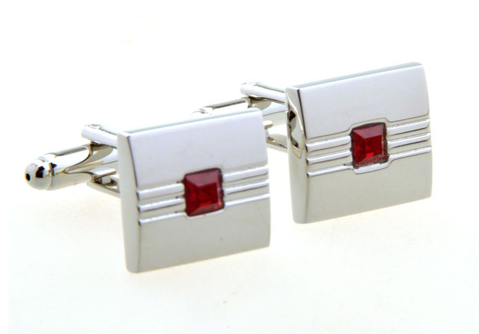  Red Festive Cufflinks Crystal Cufflinks Wholesale & Customized  CL656322