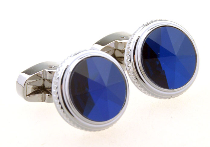 Blue Elegant Cufflinks Crystal Cufflinks Wholesale & Customized  CL656526