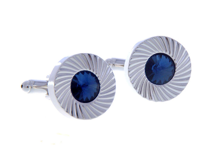  Blue Elegant Cufflinks Crystal Cufflinks Wholesale & Customized  CL656810