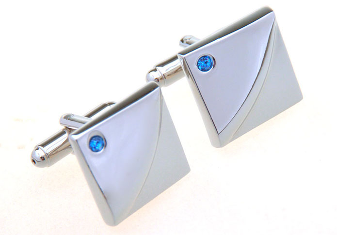  Blue Elegant Cufflinks Crystal Cufflinks Wholesale & Customized  CL657038