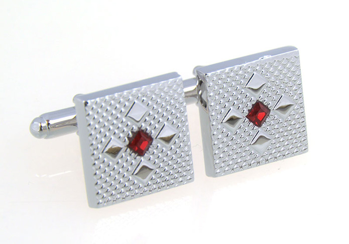  Red Festive Cufflinks Crystal Cufflinks Wholesale & Customized  CL657395
