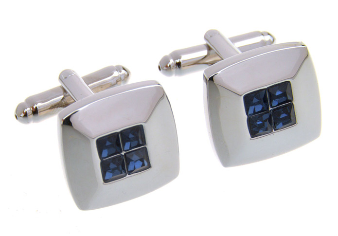  Blue Elegant Cufflinks Crystal Cufflinks Wholesale & Customized  CL657413