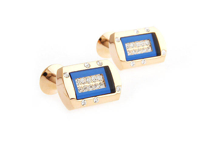  Gold Luxury Cufflinks Crystal Cufflinks Wholesale & Customized  CL665597