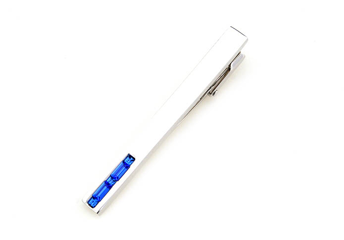  Blue Elegant Tie Clips Crystal Tie Clips Wholesale & Customized  CL850767