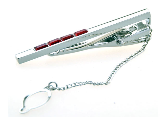  Red Festive Tie Clips Crystal Tie Clips Wholesale & Customized  CL850854
