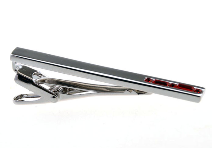  Red Festive Tie Clips Crystal Tie Clips Wholesale & Customized  CL850952