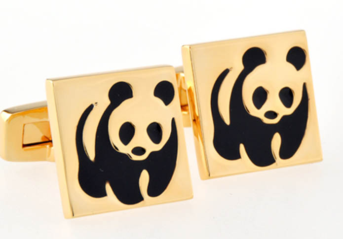 China's panda Cufflinks  Gold Luxury Cufflinks Enamel Cufflinks Animal Wholesale & Customized  CL654024