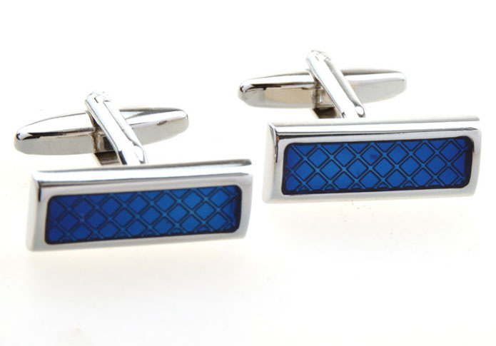  Blue Elegant Cufflinks Enamel Cufflinks Wholesale & Customized  CL654193
