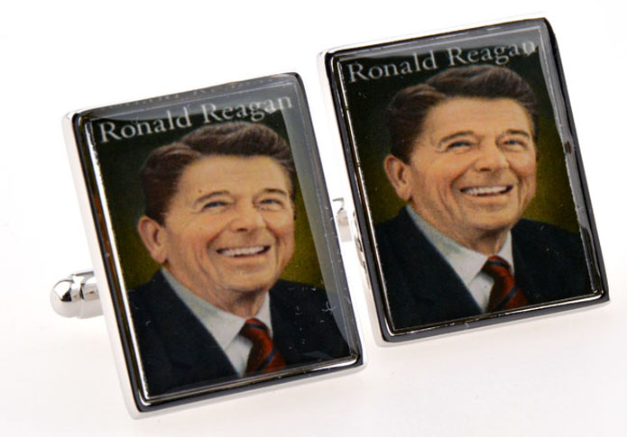 Ronald Reagan Cufflinks Multi Color Fashion Cufflinks Printed Cufflinks Flags Wholesale & Customized CL654845