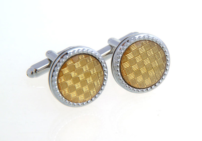  Gold Luxury Cufflinks Printed Cufflinks Wholesale & Customized  CL657324