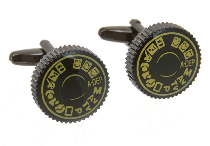  Yellow Lively Cufflinks Printed Cufflinks Tools Wholesale & Customized  CL657346