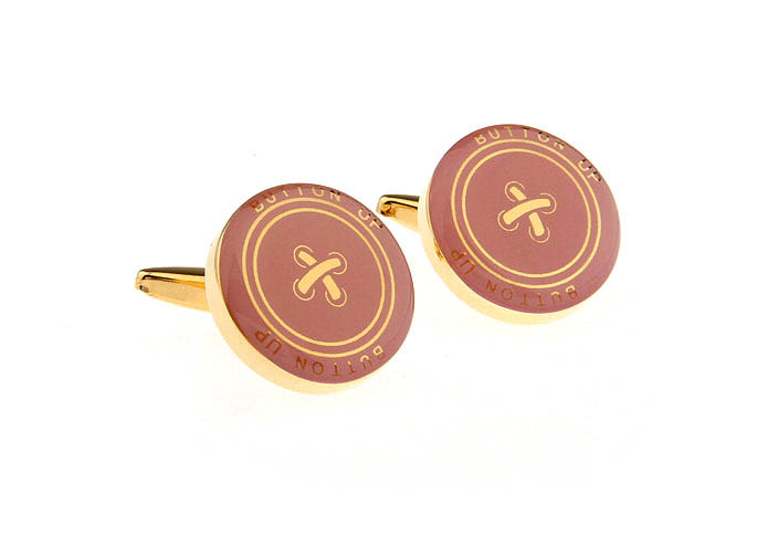 Clothing buttons Cufflinks  Gold Luxury Cufflinks Printed Cufflinks Hipster Wear Wholesale & Customized  CL662351