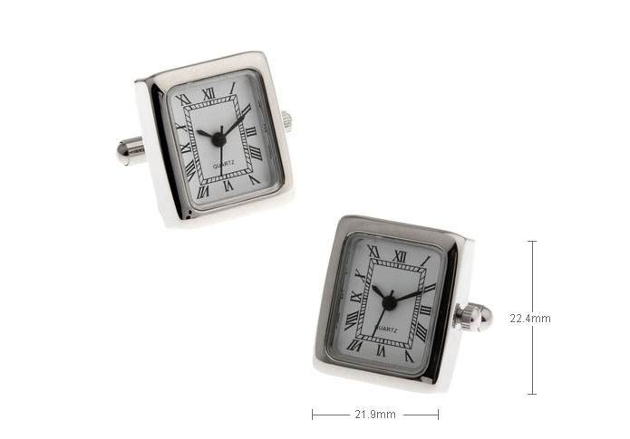 The ferry vintage watch movement Cufflinks  Silver Texture Cufflinks Printed Cufflinks Tools Wholesale & Customized  CL671719