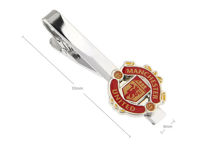 Manchester United Football Club Tie Clips  Multi Color Fashion Tie Clips Printed Tie Clips Flags Wholesale & Customized  CL870746