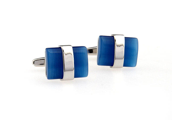  Blue Elegant Cufflinks Gem Cufflinks Wholesale & Customized  CL650839