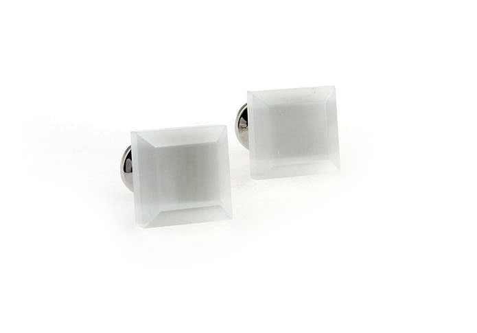  White Purity Cufflinks Gem Cufflinks Wholesale & Customized  CL650879