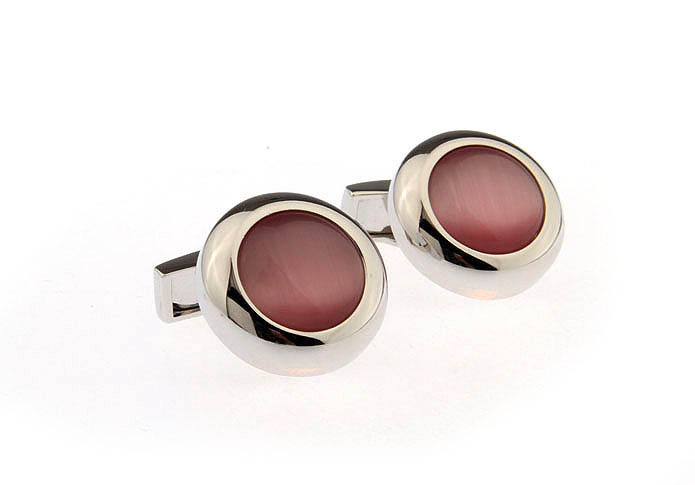  Pink Charm Cufflinks Gem Cufflinks Wholesale & Customized  CL650961