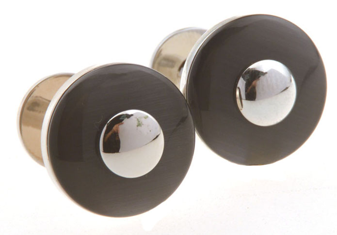  Black Classic Cufflinks Gem Cufflinks Wholesale & Customized  CL653033