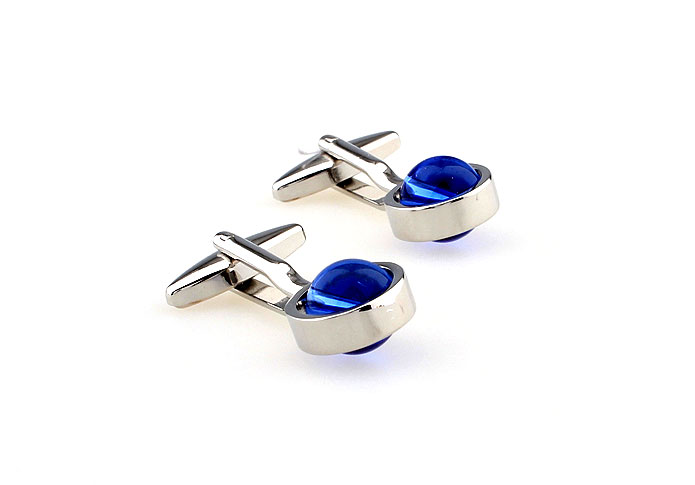  Blue Elegant Cufflinks Gem Cufflinks Funny Wholesale & Customized  CL660010