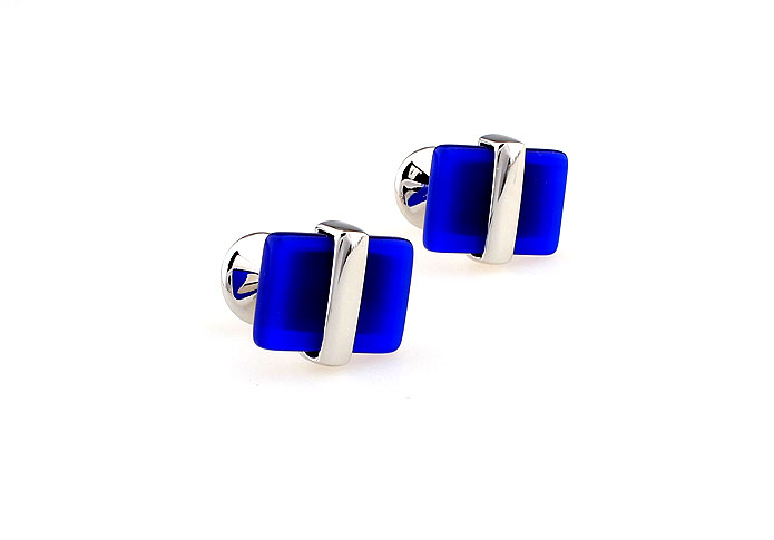  Blue Elegant Cufflinks Gem Cufflinks Wholesale & Customized  CL660060