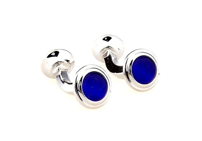  Blue Elegant Cufflinks Gem Cufflinks Wholesale & Customized  CL660348