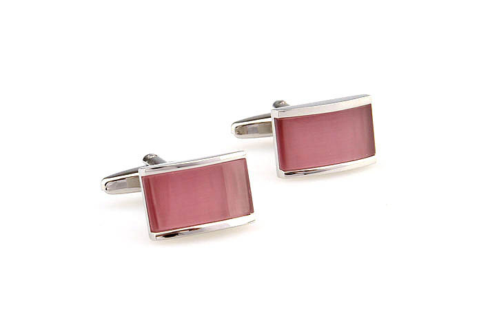  Pink Charm Cufflinks Gem Cufflinks Wholesale & Customized  CL660881