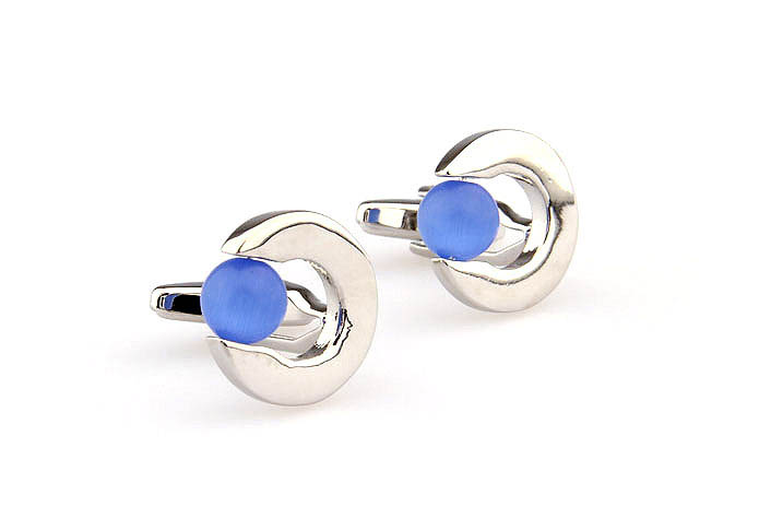  Blue Elegant Cufflinks Gem Cufflinks Wholesale & Customized  CL660888
