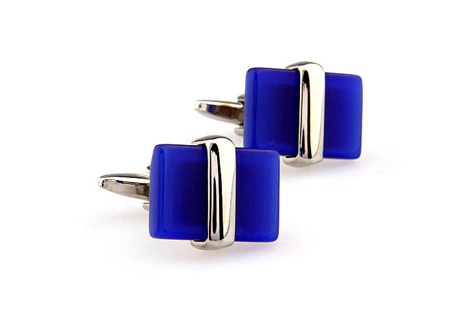  Blue Elegant Cufflinks Gem Cufflinks Wholesale & Customized  CL660915