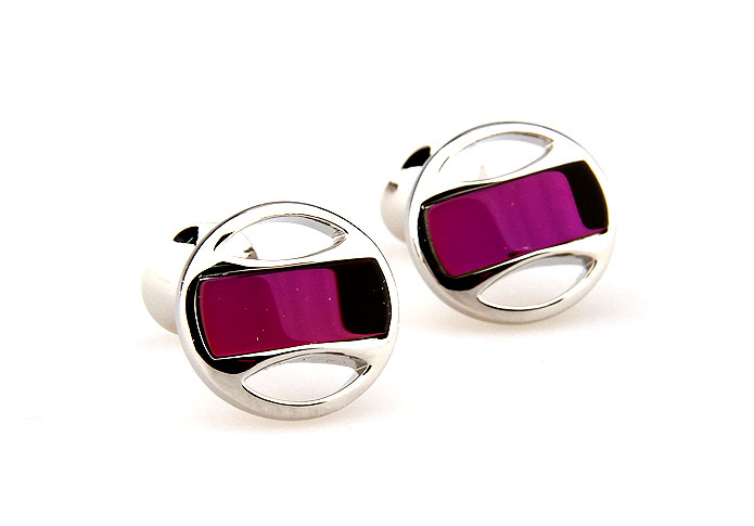  Purple Romantic Cufflinks Glass Cufflinks Wholesale & Customized  CL661902