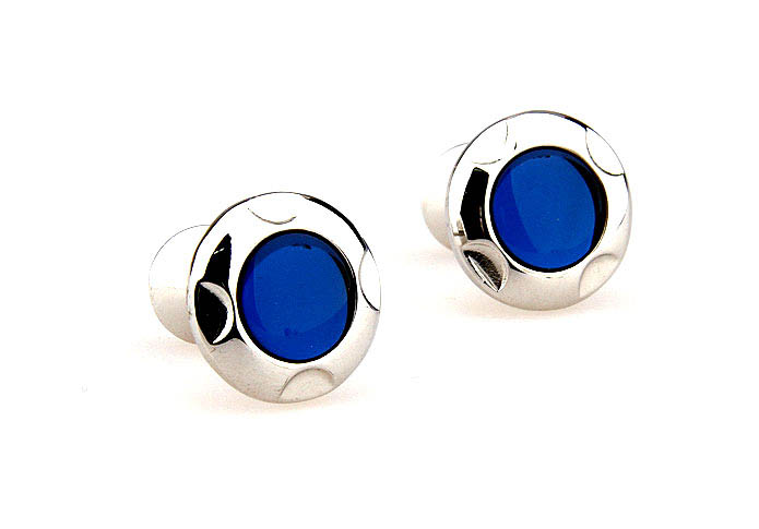 Blue Elegant Cufflinks Glass Cufflinks Wholesale & Customized  CL661914