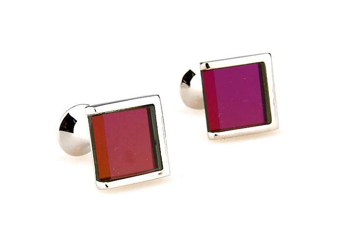  Purple Romantic Cufflinks Glass Cufflinks Wholesale & Customized  CL661936