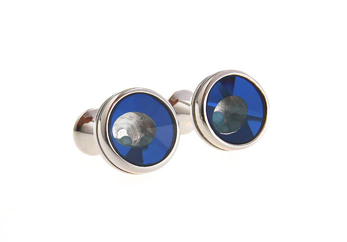  Blue Elegant Cufflinks Glass Cufflinks Wholesale & Customized  CL661962
