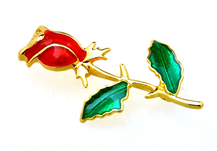 Rose The Brooch  Red Festive The Brooch The Brooch Recreation Wholesale & Customized  CL955877