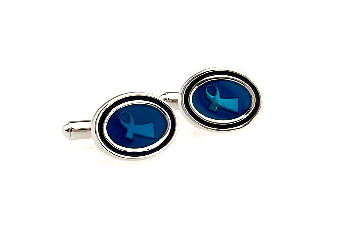  Blue Elegant Cufflinks Paint Cufflinks Wholesale & Customized  CL651433