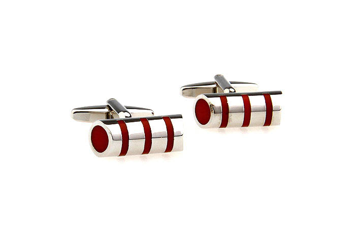 Red Festive Cufflinks Paint Cufflinks Wholesale & Customized  CL651528