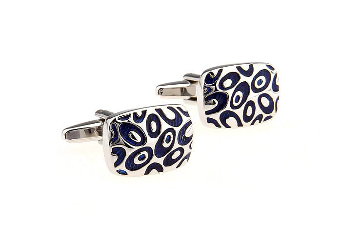  Blue Elegant Cufflinks Paint Cufflinks Wholesale & Customized  CL651735