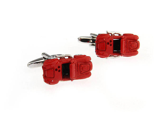 Red sports car Cufflinks  Red Festive Cufflinks Paint Cufflinks Transportation Wholesale & Customized  CL651755
